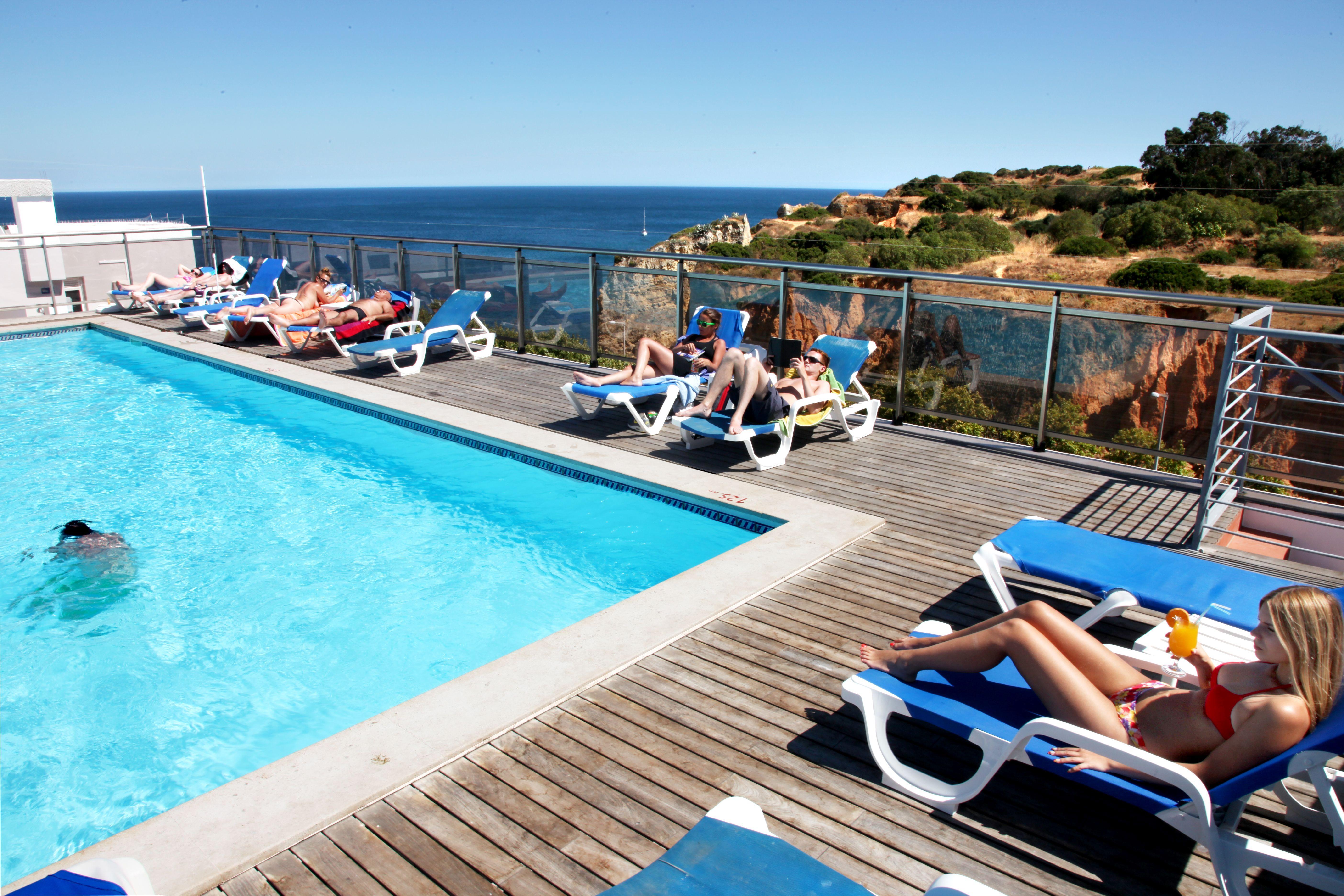 Carvi Beach Hotel Lagos Bagian luar foto