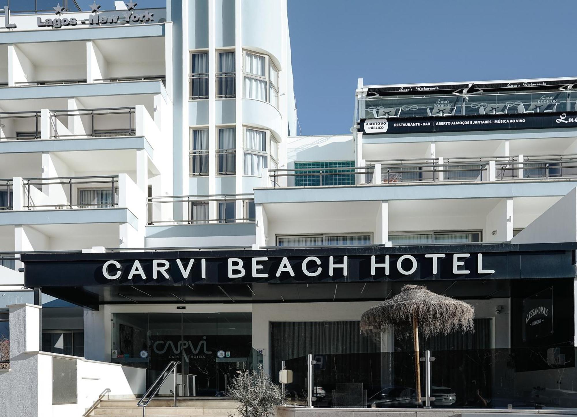 Carvi Beach Hotel Lagos Bagian luar foto